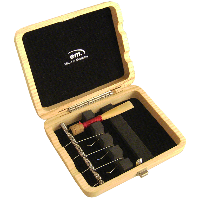 English horn / oboe d’amore reed case for 4 reeds